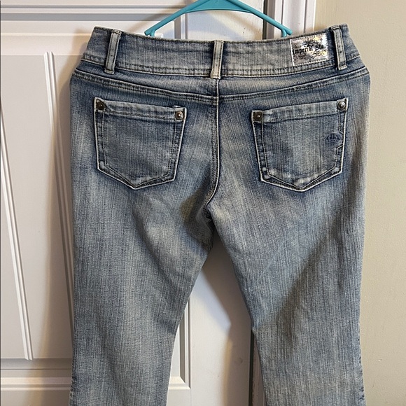 Imperial Star Light Blue Straight Leg Jeans - Picture 4 of 5